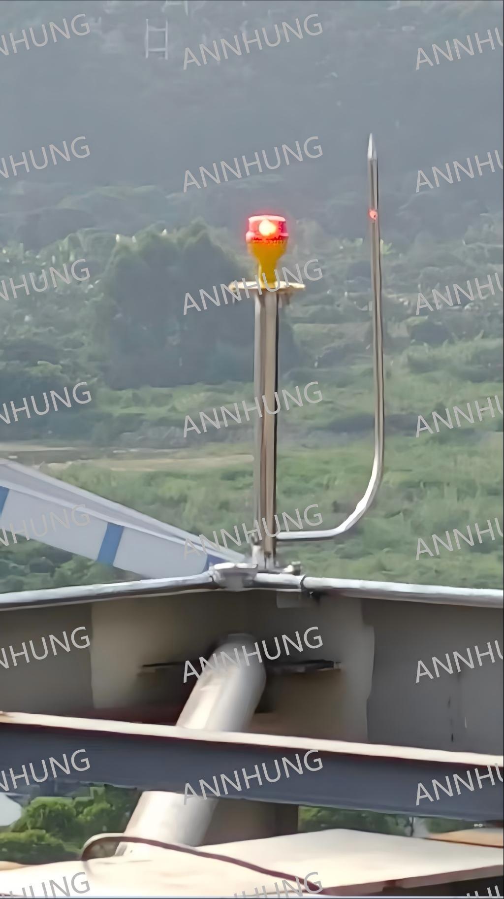 trường hợp công ty mới nhất về AH-LI-B2 Low-Intensity L810 Aviation Obstruction Light — Installation Cases