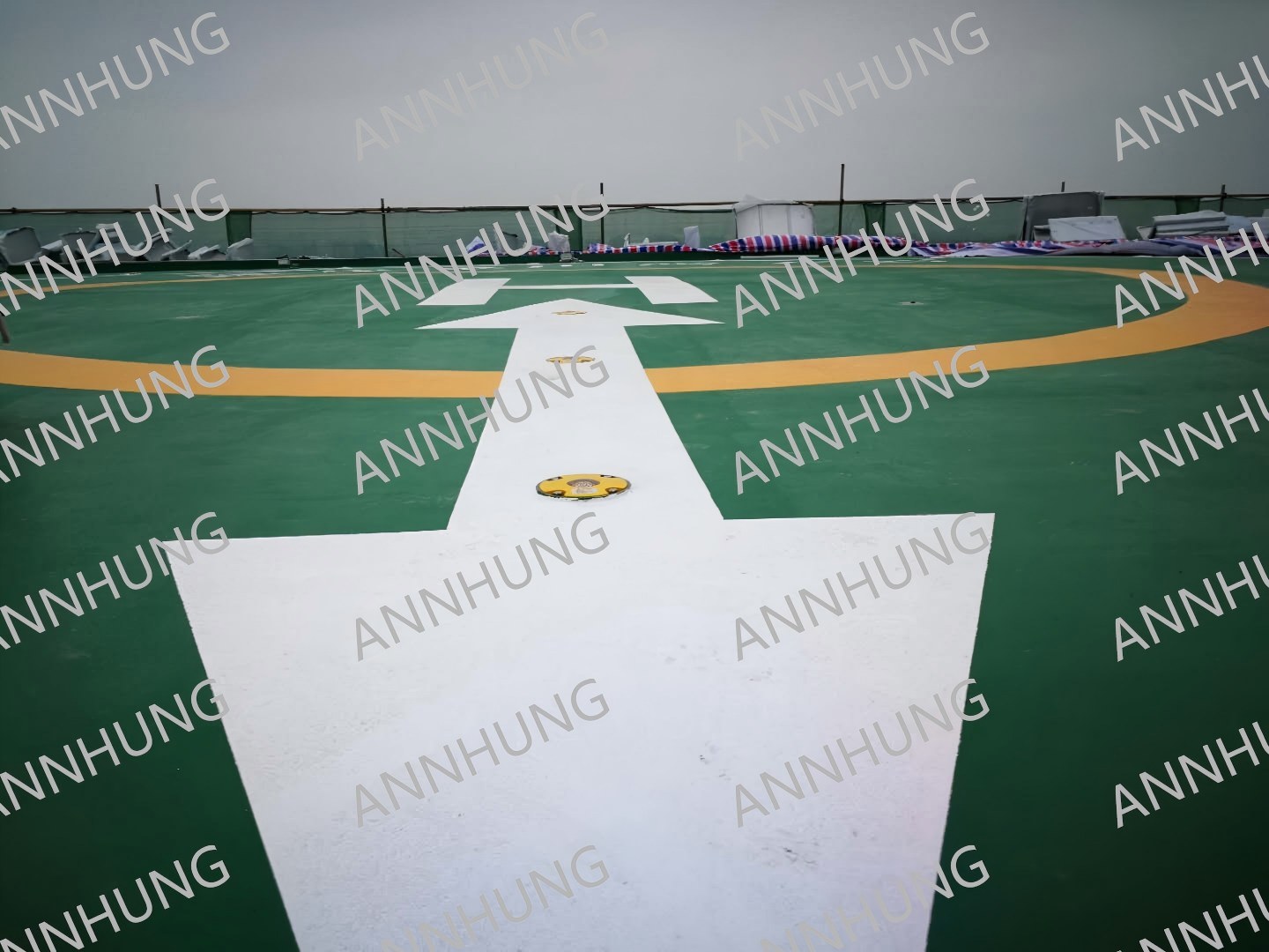 trường hợp công ty mới nhất về Building Rooftop Helipad Case Study: AH-HP-I Serial LED Heliport Inset Light