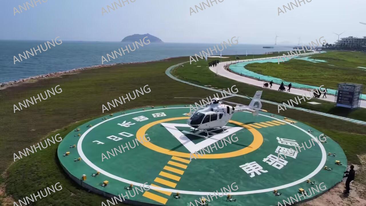 trường hợp công ty mới nhất về Coastal Heliport Light Installation Case: ICAO-Compliant LED Helipad Lighting for Safe Night Landings