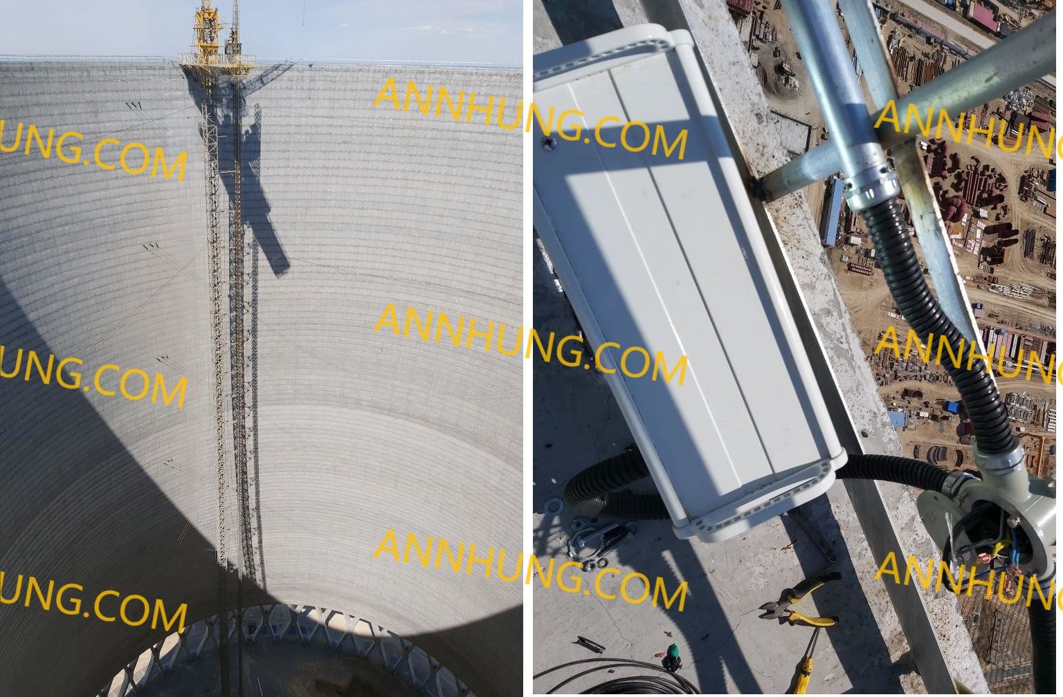 trường hợp công ty mới nhất về Quân đoàn sản xuất và xây dựng Tân Cương Sư đoàn 7 Khu công nghiệp thứ năm và thứ năm Dự án đồng phát 2 × 350MW, đèn cản hàng không cường độ cao