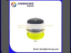 Đèn báo chướng ngại vật hàng không LED đỏ năng lượng mặt trời cường độ thấp L810