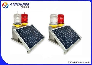 Double Solar Aviation Obstruction Light For Large Engineer Machinery