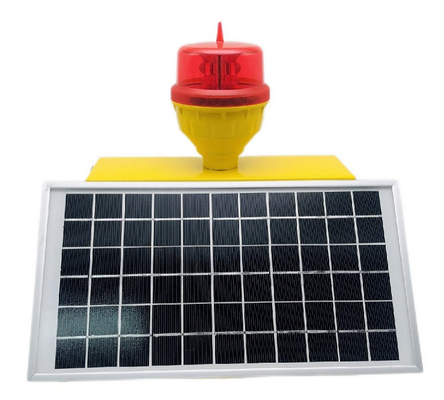 Đèn cản hàng không đơn có cường độ thấp được cung cấp năng lượng mặt trời Đèn cản hàng không loại B ICAO