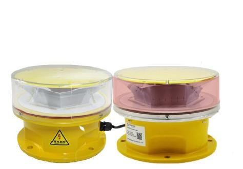 Đèn LED kép màu trắng đỏ cường độ trung bình Hàng không cản trở ánh sáng chống tia cực tím Bột tráng
