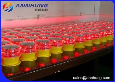 Đèn LED cản trở hàng không màu đỏ với chức năng giám sát GSM cho tháp