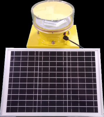 Đèn cản hàng không năng lượng mặt trời silic monocrystalline cho môi trường độ ẩm 10%-95% RH