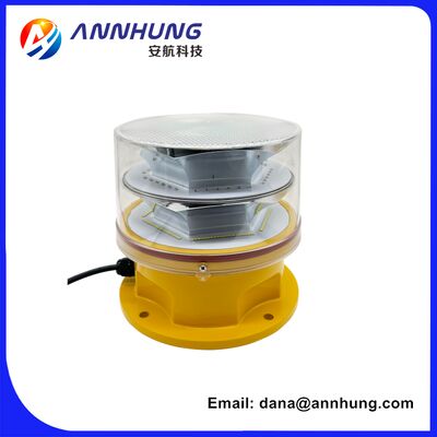 24hours Working Aircraft Warning Light with 360 Horizontal Output and 3 Vertical Divergence for Aviation Safety