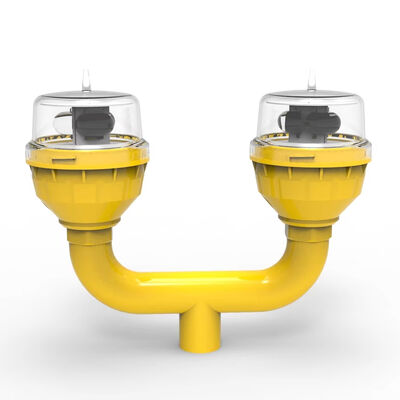 Đèn cản hàng không LED chống nước IP66 phù hợp với ICAO với tuổi thọ 100000 giờ