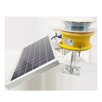 Đèn báo không Solar LED đỏ cường độ trung bình với hợp kim nhôm IP66 và độ sáng ≥2000cd