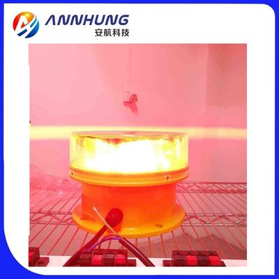 Ánh sáng cản trở năng lượng mặt trời cường độ trung bình, đèn cảnh báo máy bay ống khói cao
