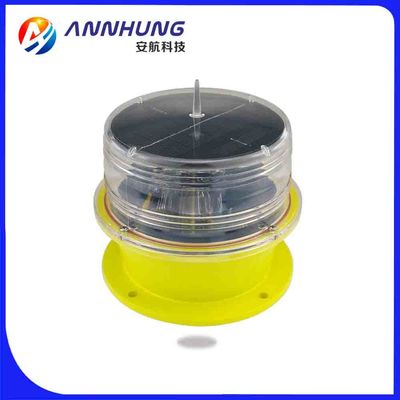 Cường độ thấp faa L810 Vật cản hàng không năng lượng mặt trời Ánh sáng đỏ Hoạt động từ hoàng hôn đến bình minh