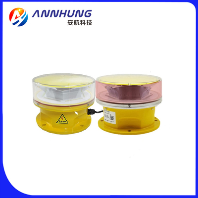 Đèn LED cản trở hàng không được bảo vệ bằng tia cực tím Đèn phản xạ Polycarbonate 20FPM