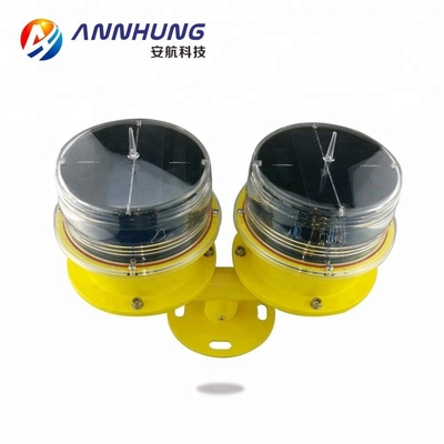 AH-LS / T Ánh sáng cản hàng không năng lượng mặt trời đôi L810 cường độ thấp với tế bào quang điện
